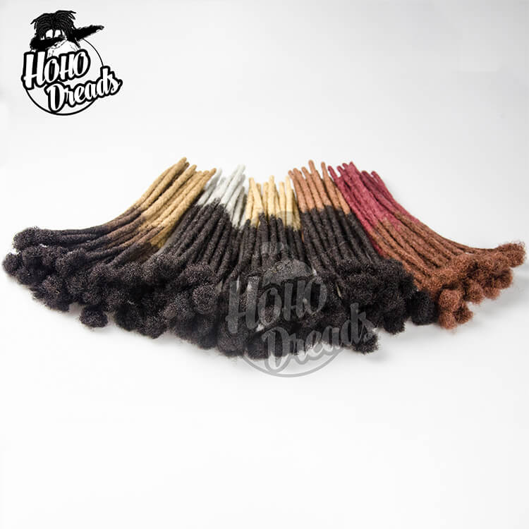 human hair permanent loc extensions