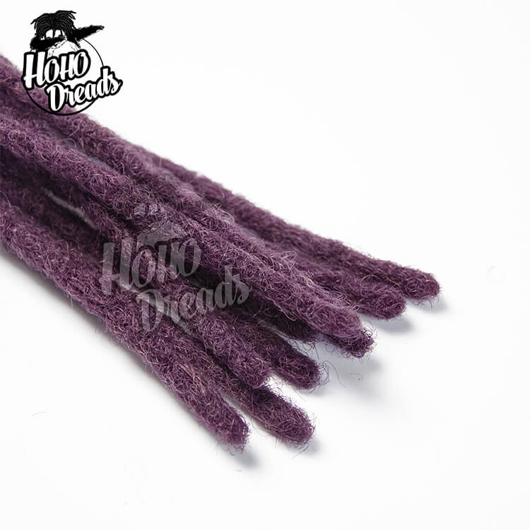 purple locs natural hair
