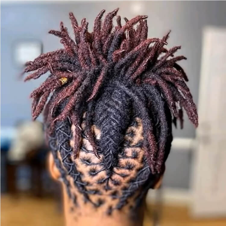 short hairstyles for dreads