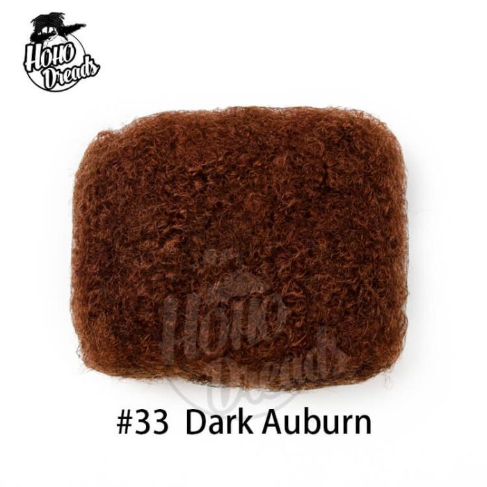 Best afro kinky human hair #33 Dark Auburn
