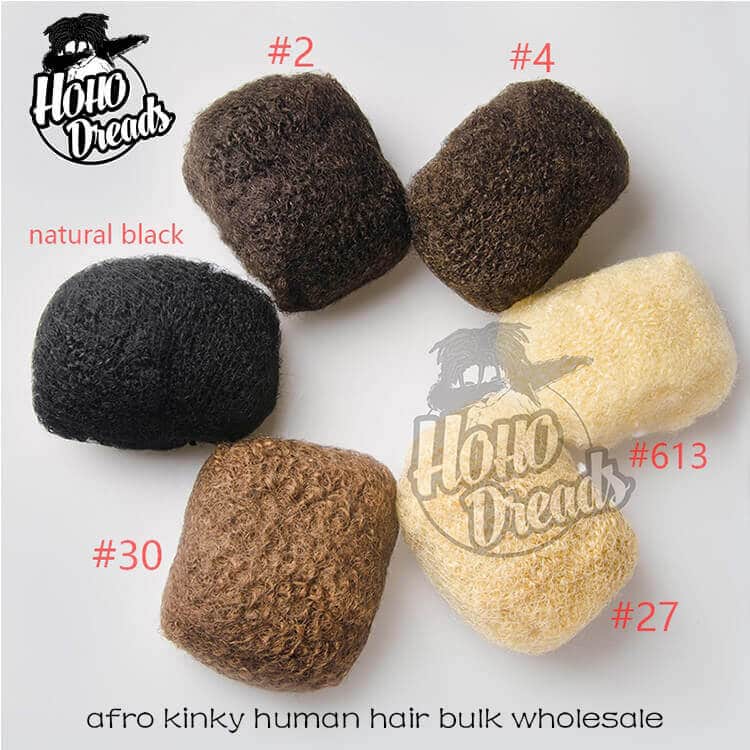 Afro Kinky Human Hair Bulk Wholesale