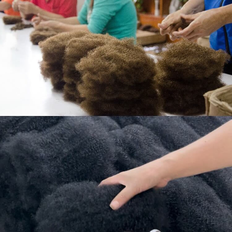 Hohodreads Dreadlocks Factory afro kinky bulk hair