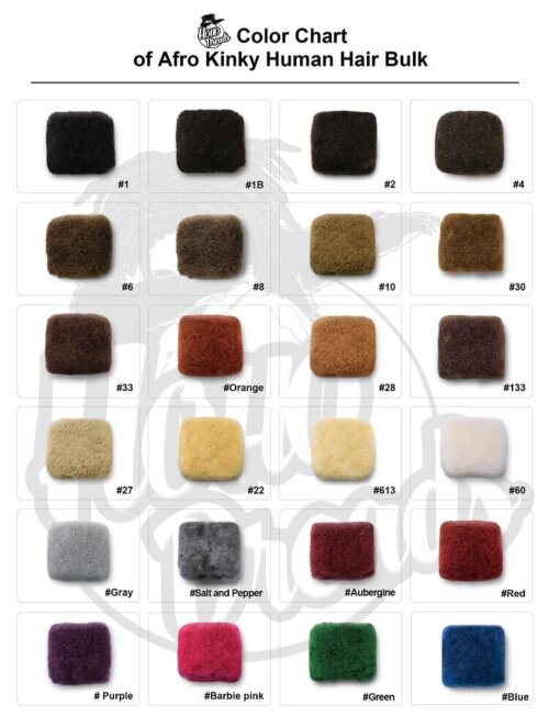 Temporary link(10″ natural black hair bulk*12+10″ #613hair bulk*12)