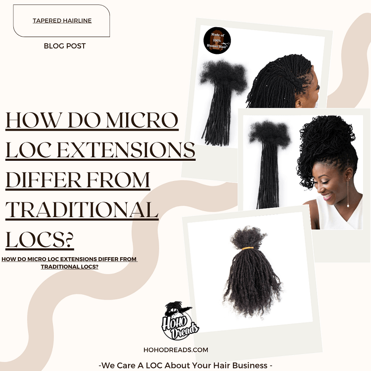 How Do Micro Loc Extensions Differ from Traditional Locs