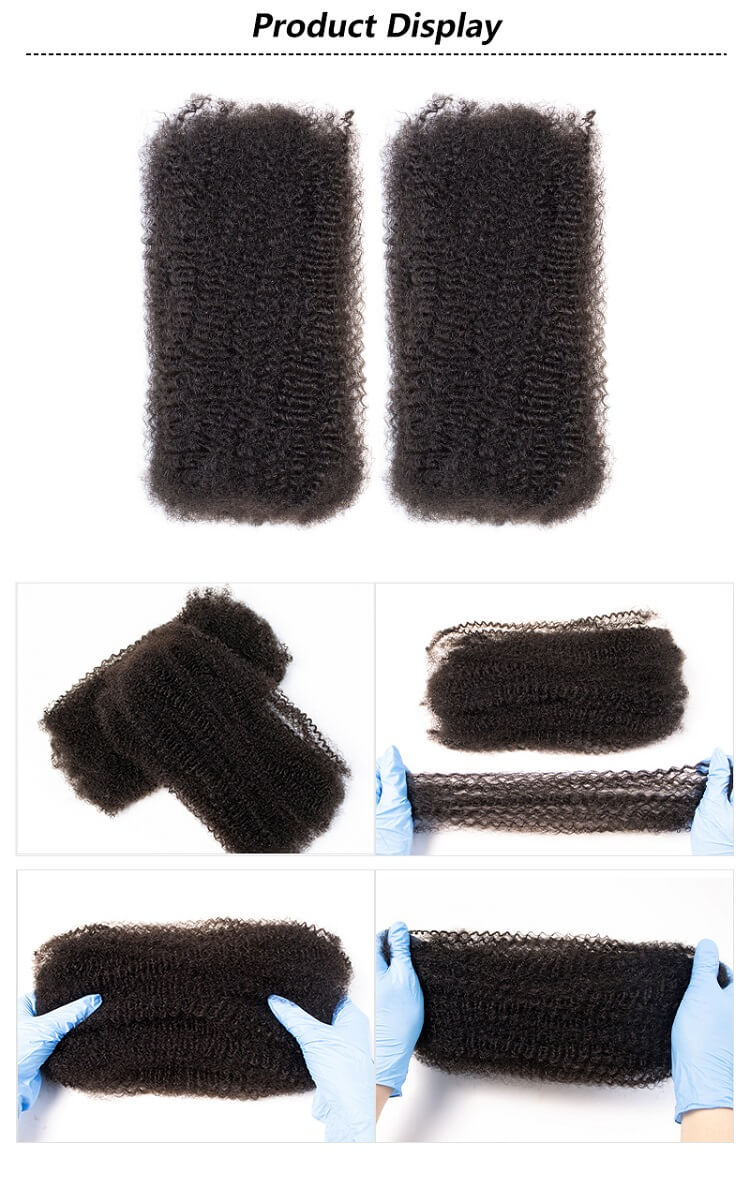 Hohodreads Affordable Afro Kinky Bulk Human Hair for Braiding and Locs
