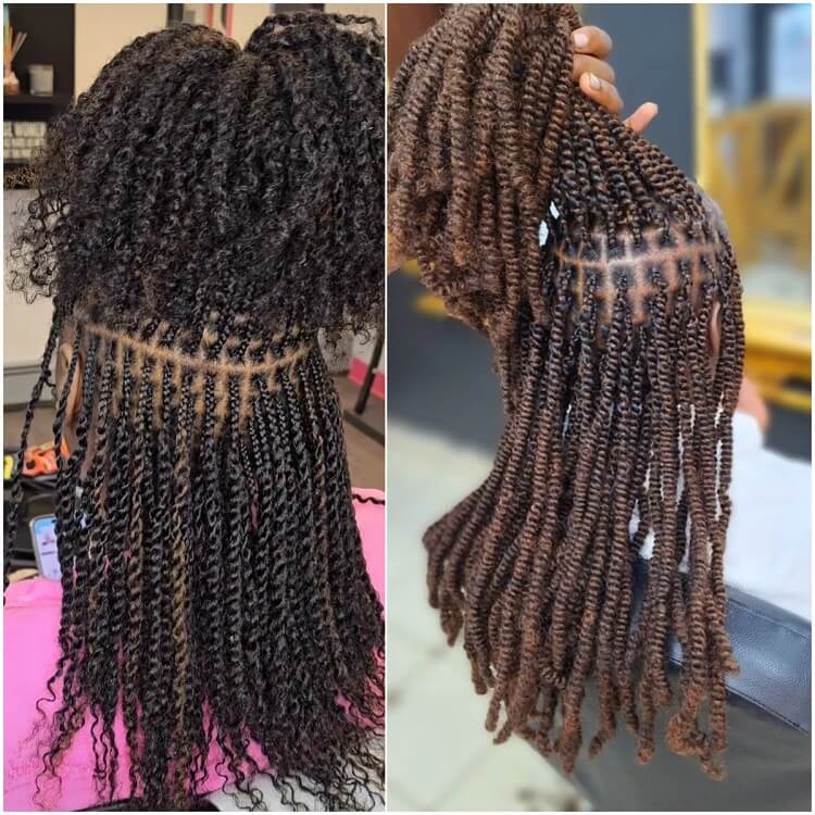 Best Afro Kinky Bulk Hair for Spring Twist Hair Extensions