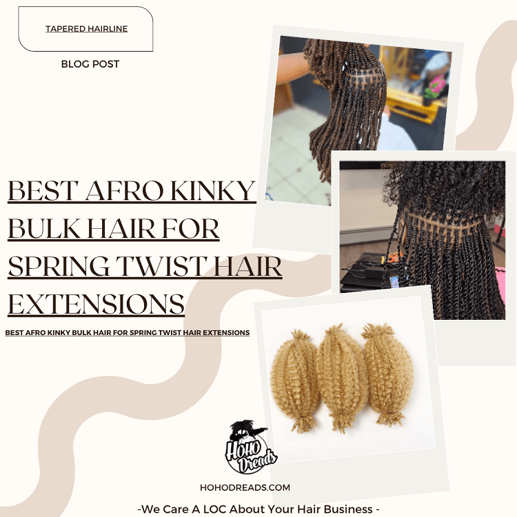 Best Afro Kinky Bulk Hair for Spring Twist Hair Extensions