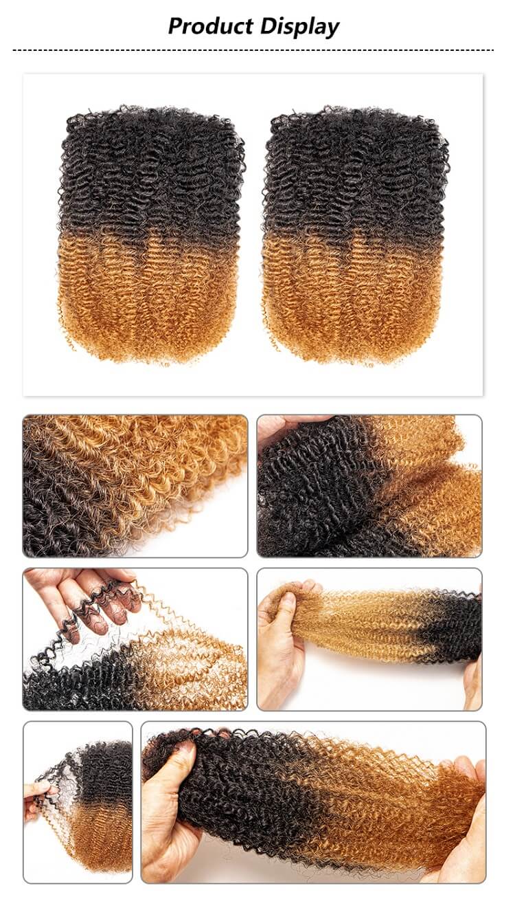hohodreads Ombre afro Kinky Hair