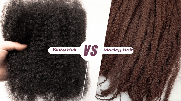 Lightweight Kinky Hair vs Marley Hair