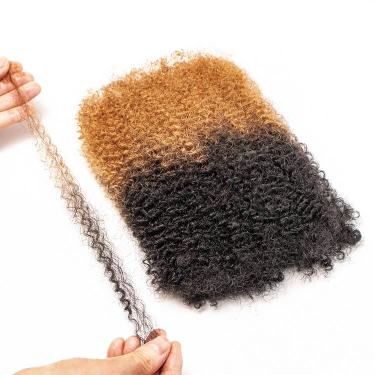 Ombre Color Bulk Hair