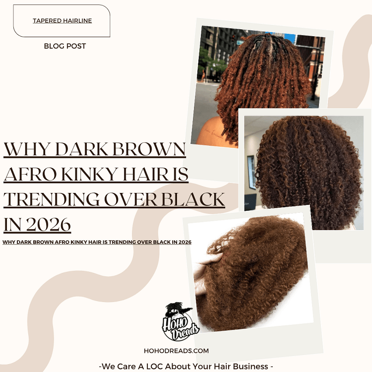 Why Dark Brown Afro Kinky Hair Is Trending Over Black in 2026