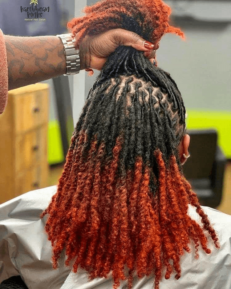Natural Colored Dreadlocks Made with Human Hair Loc Extensions