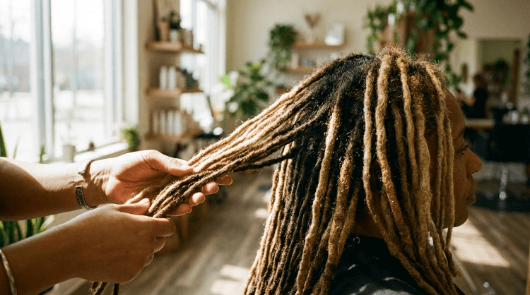 dreadlocks coloring process